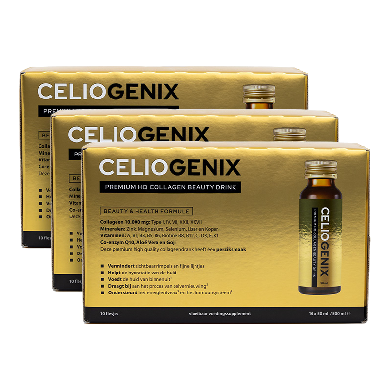 CelioGenix Premium Collagen Beauty Drink - 30 flesjes